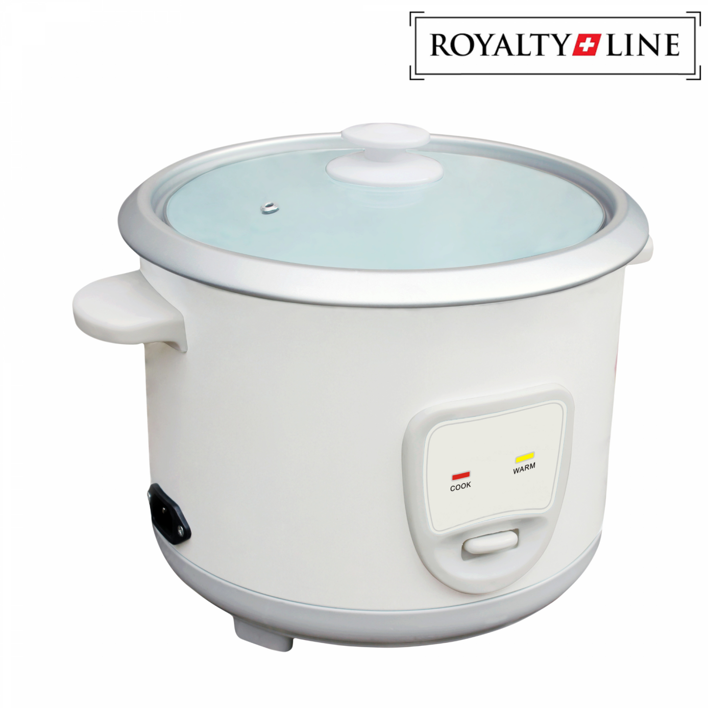 Royalty Line RL-RC18.10D: Rice Cooker with Steamer - 1.8L