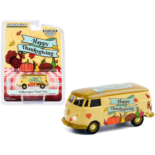 Volkswagen Panel Van "Happy Thanksgiving" "Hobby Exclusive" 1/64 Diecast Model by Greenlight