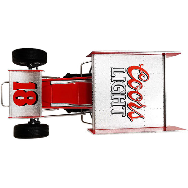 Winged Sprint Car #18 Brad Doty "Coors Light" National Sprint Car Hall of Fame and Museum "World of Outlaws" (1986) 1/18 Diecast Model Car by ACME