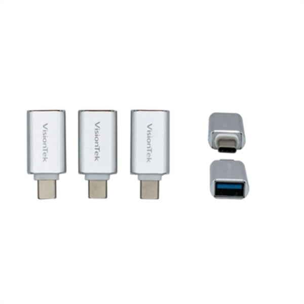 VisionTek USB-C to USB-A (M/F) 3 Pack Adapters