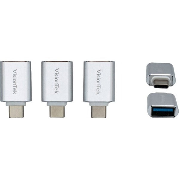 VisionTek USB-C to USB-A (M/F) 3 Pack Adapters