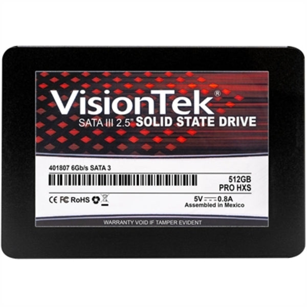 VisionTek PRO HXS 512 GB Solid State Drive - 2.5" Internal - SATA (SATA/600)