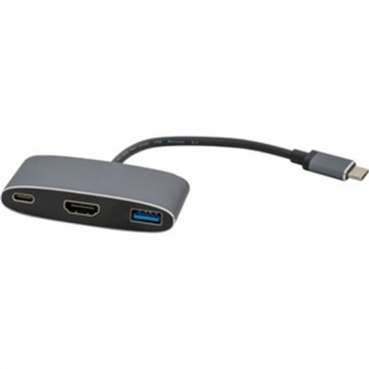 VisionTek USB-C to HDMI, USB &amp; USB-C with Power Delivery Adapter