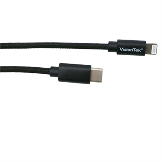 VisionTek USB-C to Lightning MFI 2 Meter Cable (M/M)