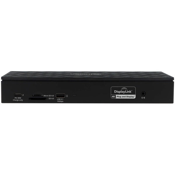 VisionTek VT8000 Quad Display 4k USB 3.0 &amp; USB-C Docking Station with 100W Power Delivery