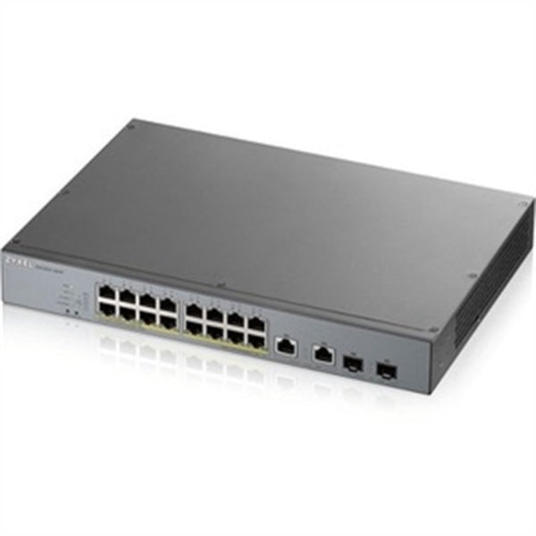 ZYXEL 16-port GbE Smart Managed PoE Switch with GbE Uplink