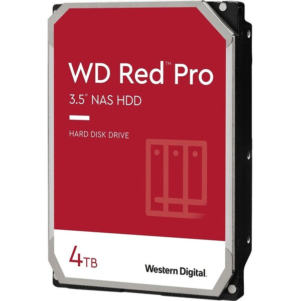 Western Digital Red Pro WD4003FFBX 4 TB Hard Drive - 3.5" Internal - SATA (SATA/600) - Conventional Magnetic Recording (CMR) Method