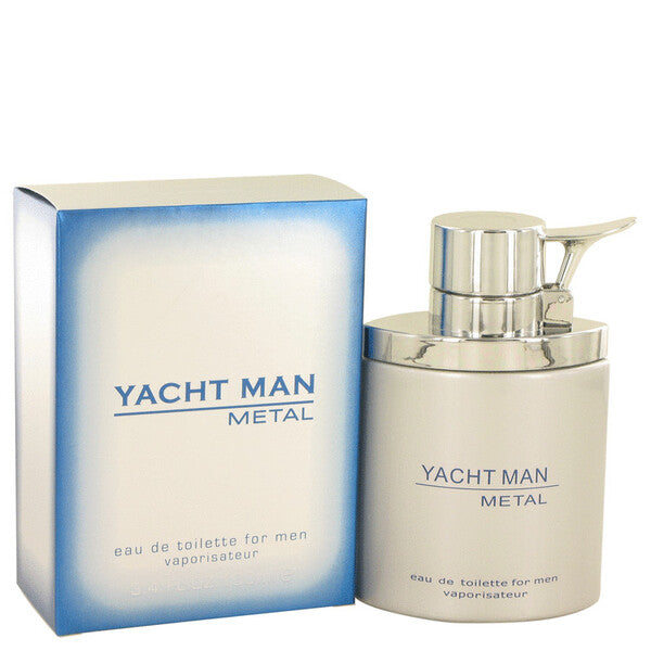 Yacht Man Metal Eau De Toilette Spray 3.4 Oz For Men