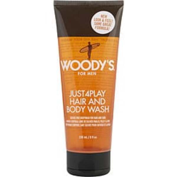 Woody's By Woody's Just4play Hair And Body Wash 8 Oz For Men