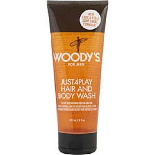 Woody's By Woody's Just4play Hair And Body Wash 8 Oz For Men