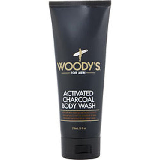 Woody's For Men By Woody's Activated Charcoal Body Wash 8 Oz For Men