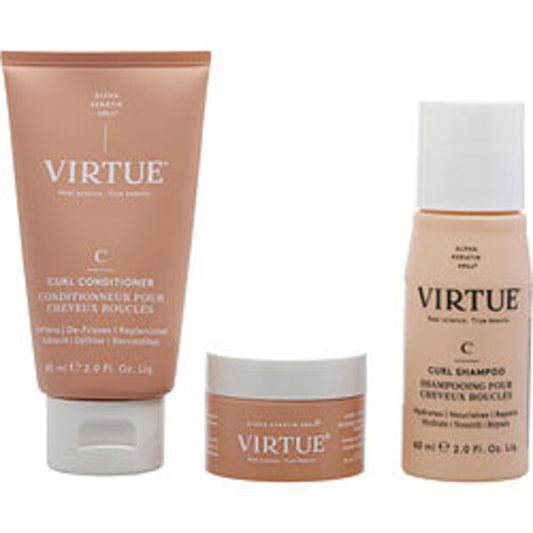 Virtue By Virtue Curl Discovery Kit- Shampoo 2 Oz & Conditioner 2 Oz & Butter 0.5 Oz For Anyone