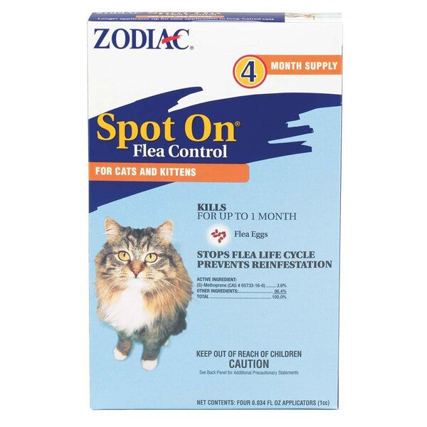 ZOD SPOT ON CAT&KITTEN 1CC 4PK