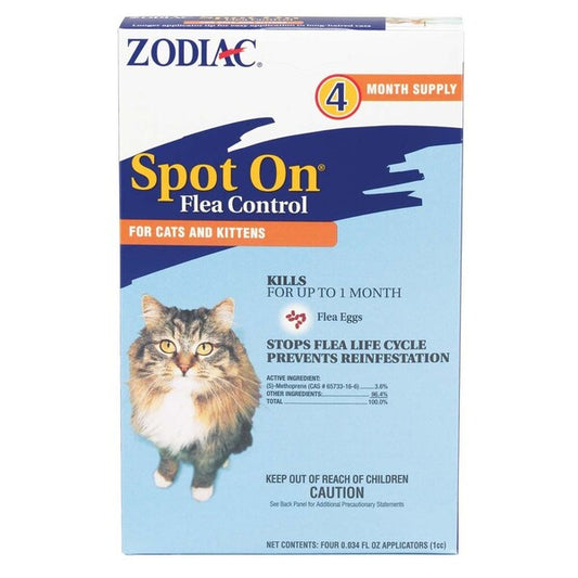 ZOD SPOT ON CAT&KITTEN 1CC 4PK