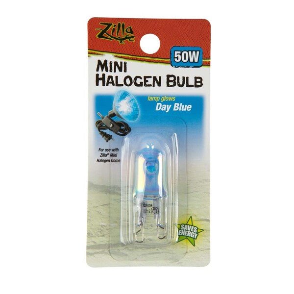 Zilla Mini Halogen Bulbs Day Blue 50 Watts