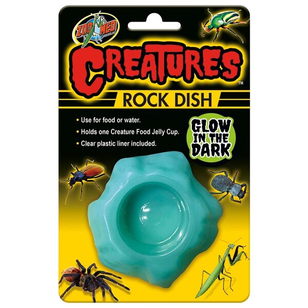 ZML DISH CREATURES ROCK GLOW