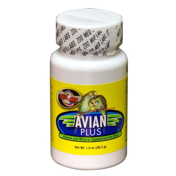 Zoo Med Avian Plus Vitamin and Mineral Bird Supplement 1 oz