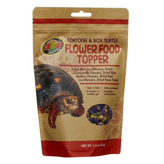 Zoo Med Tortoise and Box Turtle Flower Food Topper 1.4 oz