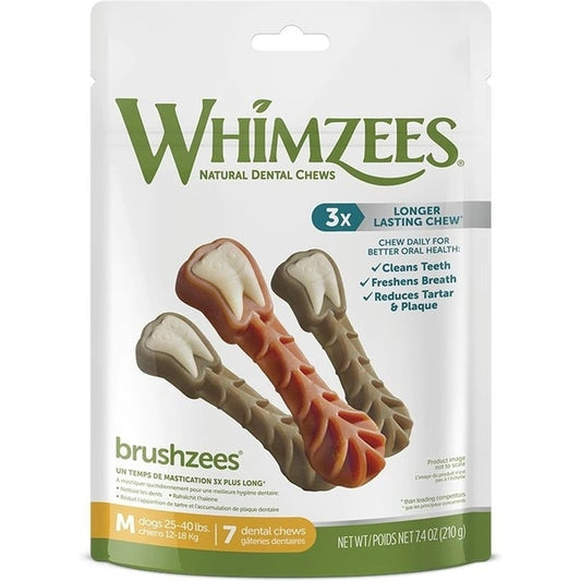 Whimzees Dog Brushzee Daily Pack Medium