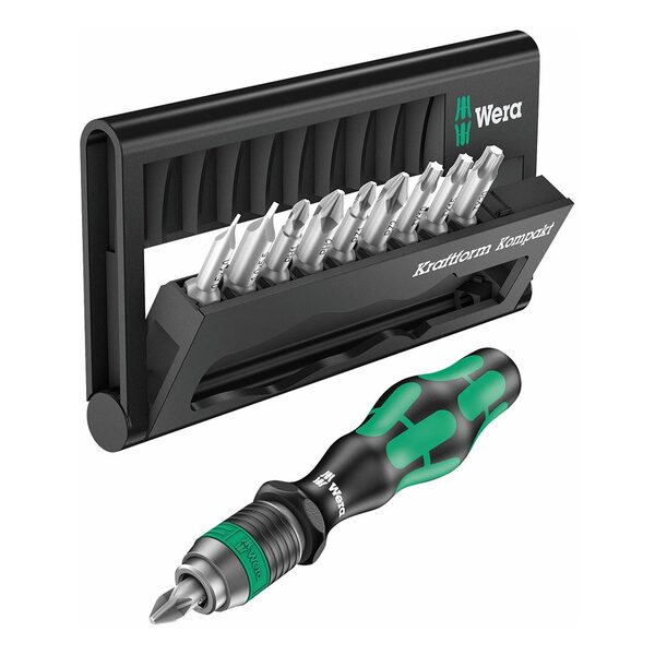 Wera 1/4 Screwdriver Bit Set and Carrying Case (10 Piece)