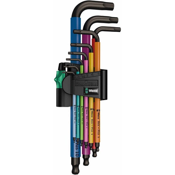 Wera Metric Hex-Plus Allen Wrench Set (9-Piece Set)