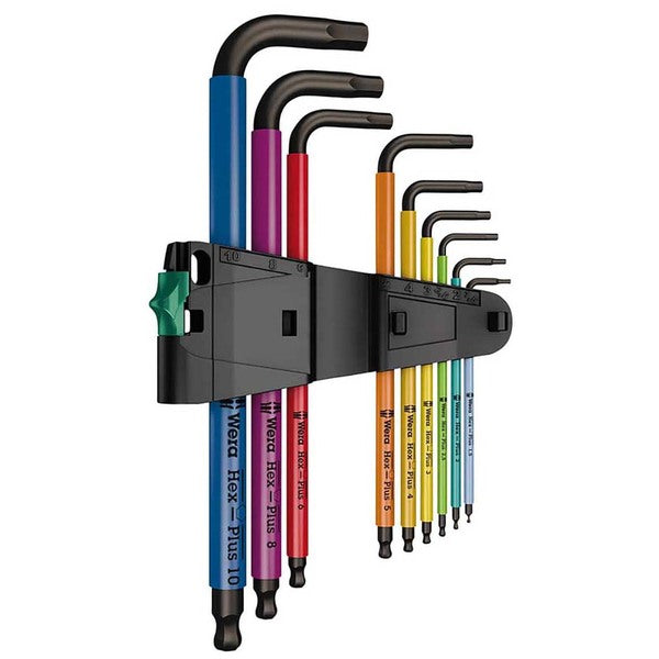 Wera Metric Hex-Plus Allen Wrench Set (9-Piece Set)