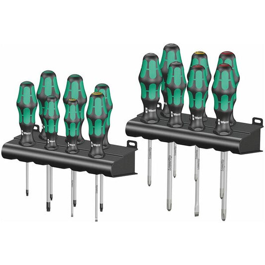 Wera KRAFTFORM Screwdriver Set with Racks (14-Piece Set)