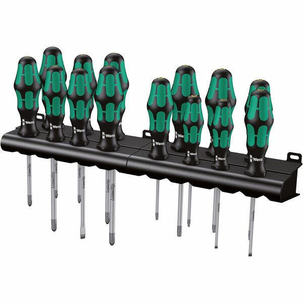 Wera KRAFTFORM Screwdriver Set with Racks (14-Piece Set)