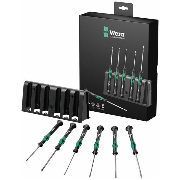 Wera Kraftform Electronic Micro Screwdriver 6 Piece Set