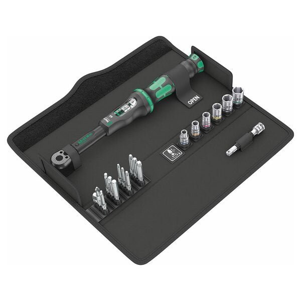 Wera Click-Torque 1/4 Reversible Bit Wrench & Bit Set (20 Piece Set)