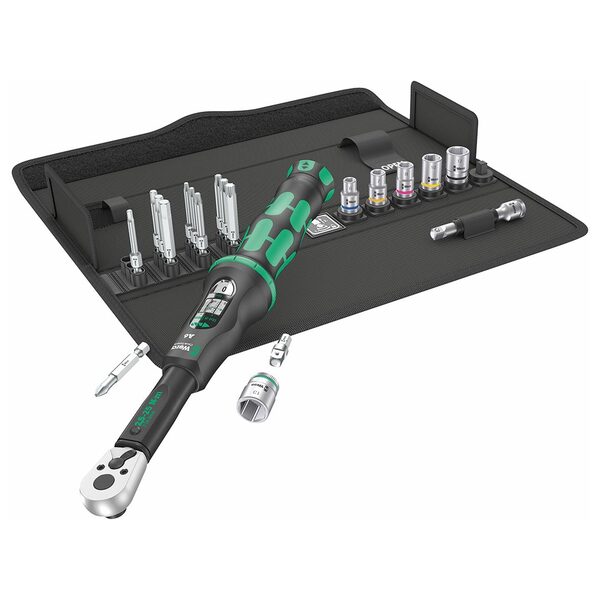 Wera Click-Torque 1/4 Reversible Bit Wrench & Bit Set (20 Piece Set)