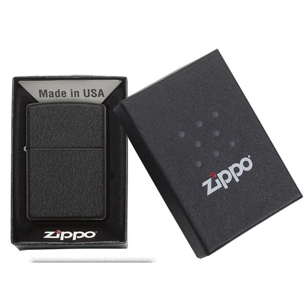 Zippo Windproof Lighter Black Crackle