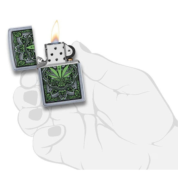 Zippo Windproof Lighter Cypress Hill Marijuana Leaf